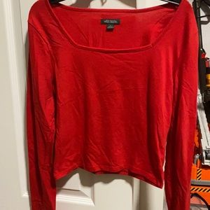 Long sleeve crop top